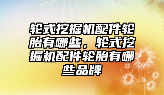 輪式挖掘機配件輪胎有哪些，輪式挖掘機配件輪胎有哪些品牌