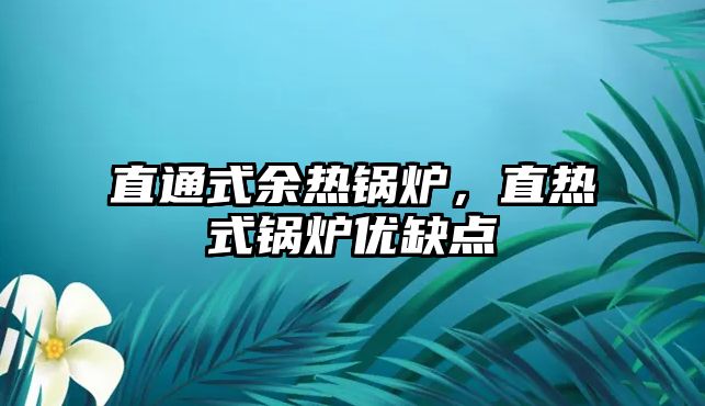 直通式余熱鍋爐，直熱式鍋爐優(yōu)缺點(diǎn)