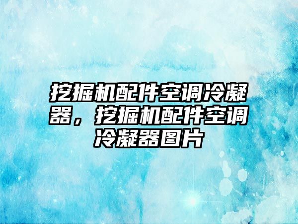 挖掘機(jī)配件空調(diào)冷凝器，挖掘機(jī)配件空調(diào)冷凝器圖片