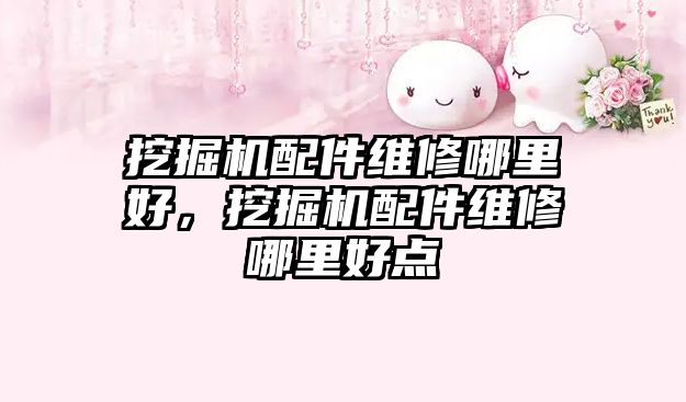 挖掘機(jī)配件維修哪里好，挖掘機(jī)配件維修哪里好點(diǎn)