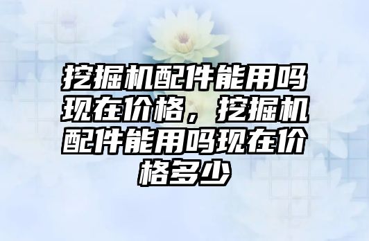 挖掘機配件能用嗎現(xiàn)在價格，挖掘機配件能用嗎現(xiàn)在價格多少