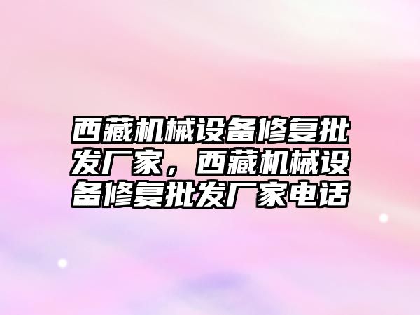 西藏機械設備修復批發(fā)廠家，西藏機械設備修復批發(fā)廠家電話