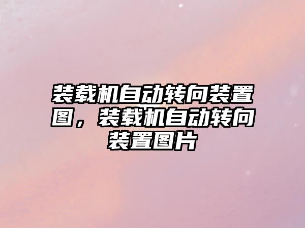 裝載機自動轉(zhuǎn)向裝置圖，裝載機自動轉(zhuǎn)向裝置圖片