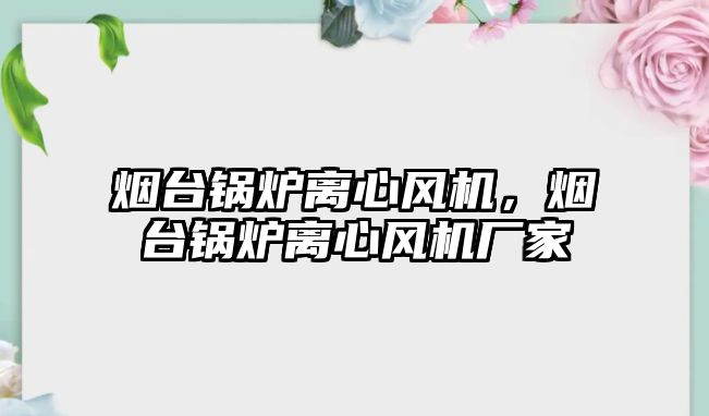 煙臺鍋爐離心風(fēng)機(jī)，煙臺鍋爐離心風(fēng)機(jī)廠家