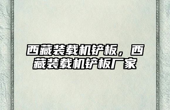 西藏裝載機(jī)鏟板，西藏裝載機(jī)鏟板廠(chǎng)家