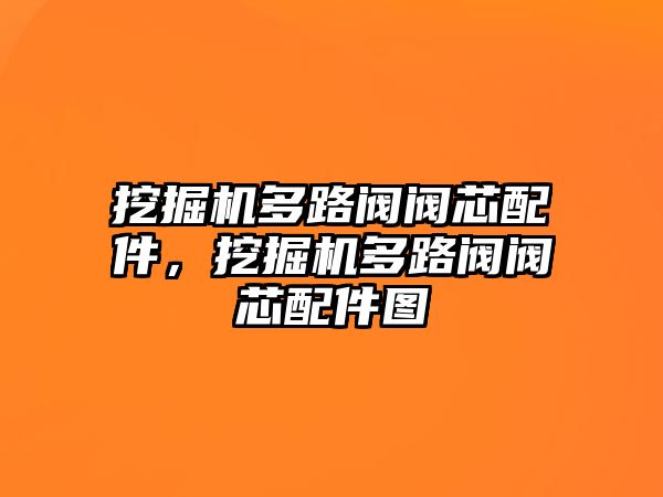 挖掘機(jī)多路閥閥芯配件，挖掘機(jī)多路閥閥芯配件圖