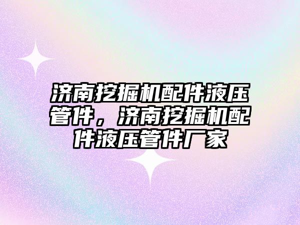 濟(jì)南挖掘機(jī)配件液壓管件，濟(jì)南挖掘機(jī)配件液壓管件廠家