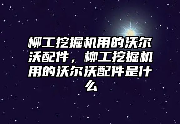 柳工挖掘機用的沃爾沃配件，柳工挖掘機用的沃爾沃配件是什么