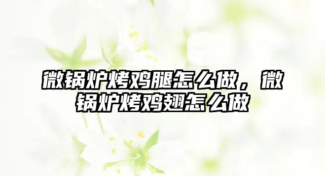 微鍋爐烤雞腿怎么做，微鍋爐烤雞翅怎么做