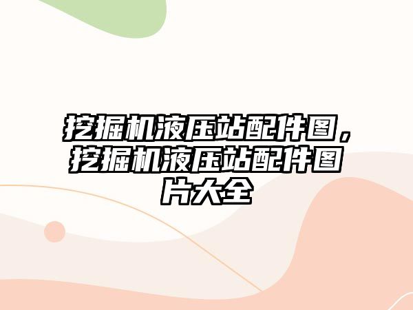 挖掘機(jī)液壓站配件圖，挖掘機(jī)液壓站配件圖片大全