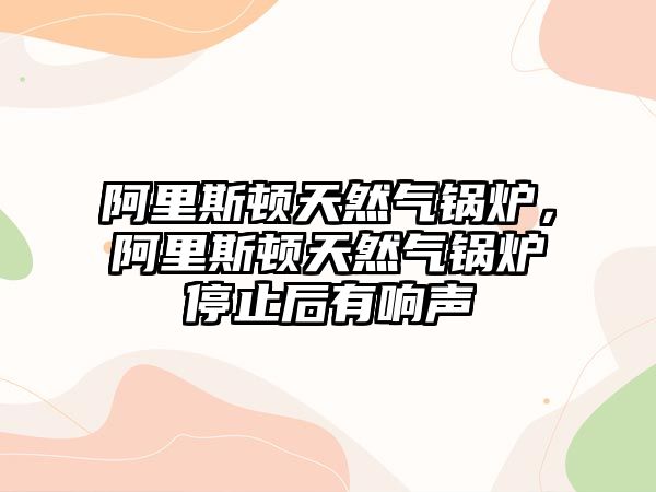 阿里斯頓天然氣鍋爐，阿里斯頓天然氣鍋爐停止后有響聲