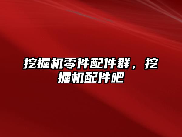 挖掘機(jī)零件配件群，挖掘機(jī)配件吧