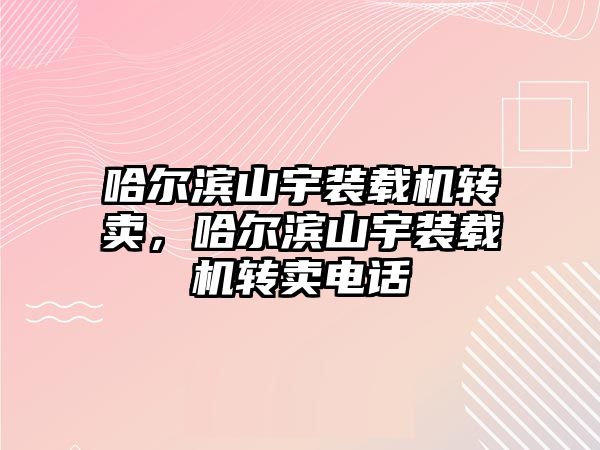 哈爾濱山宇裝載機(jī)轉(zhuǎn)賣，哈爾濱山宇裝載機(jī)轉(zhuǎn)賣電話