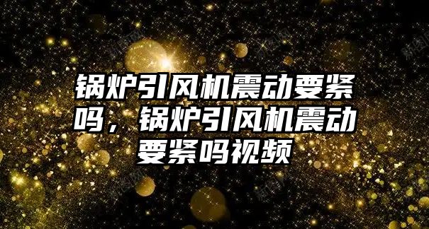 鍋爐引風(fēng)機(jī)震動要緊嗎，鍋爐引風(fēng)機(jī)震動要緊嗎視頻