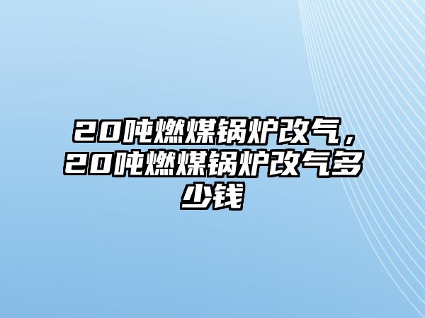 20噸燃煤鍋爐改氣，20噸燃煤鍋爐改氣多少錢(qián)