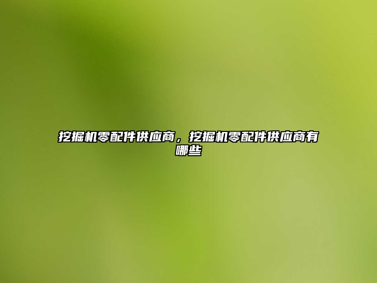 挖掘機(jī)零配件供應(yīng)商，挖掘機(jī)零配件供應(yīng)商有哪些