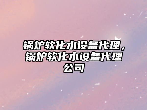 鍋爐軟化水設備代理，鍋爐軟化水設備代理公司