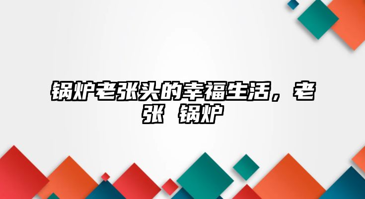 鍋爐老張頭的幸福生活，老張 鍋爐