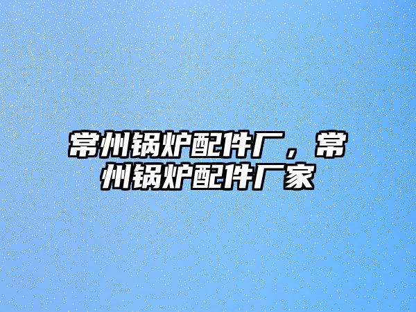 常州鍋爐配件廠，常州鍋爐配件廠家