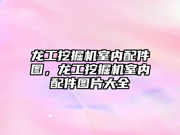 龍工挖掘機(jī)室內(nèi)配件圖，龍工挖掘機(jī)室內(nèi)配件圖片大全