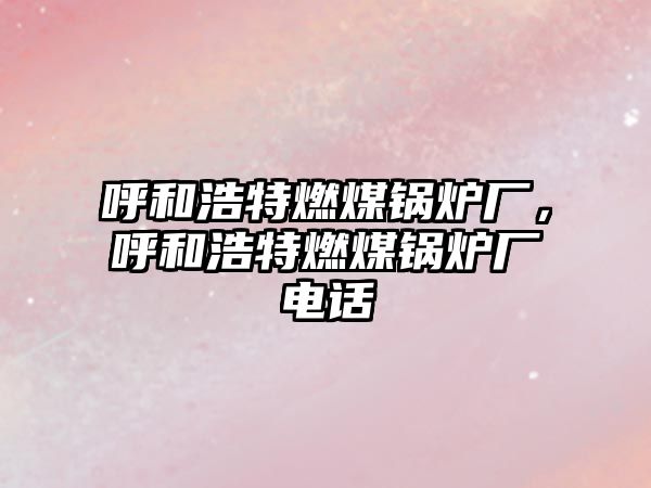 呼和浩特燃煤鍋爐廠，呼和浩特燃煤鍋爐廠電話