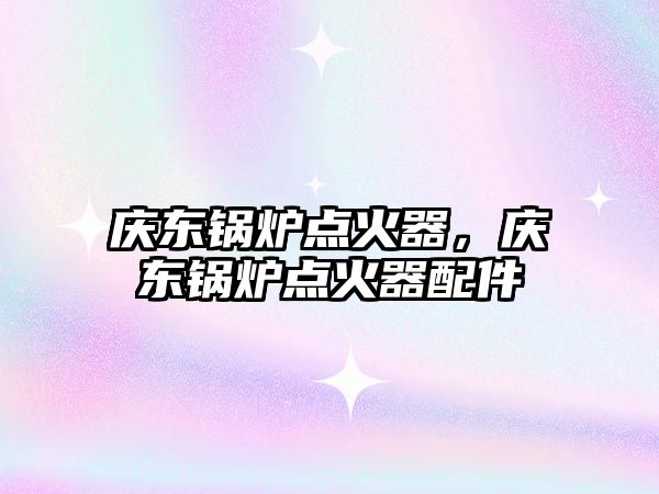 慶東鍋爐點火器，慶東鍋爐點火器配件