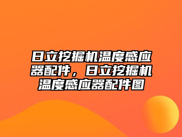 日立挖掘機(jī)溫度感應(yīng)器配件，日立挖掘機(jī)溫度感應(yīng)器配件圖