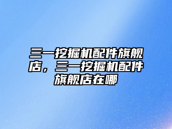三一挖掘機(jī)配件旗艦店，三一挖掘機(jī)配件旗艦店在哪