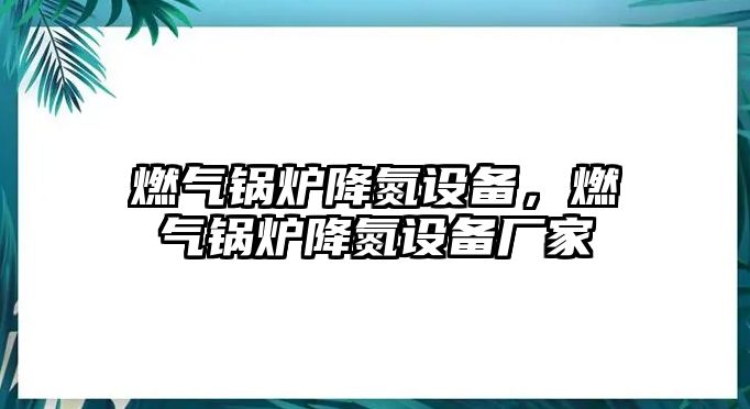 燃?xì)忮仩t降氮設(shè)備，燃?xì)忮仩t降氮設(shè)備廠家