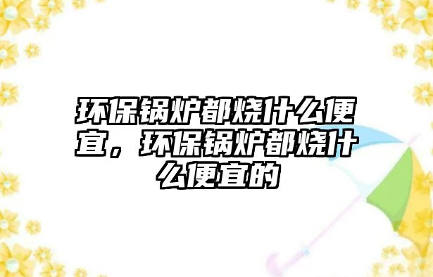 環(huán)保鍋爐都燒什么便宜，環(huán)保鍋爐都燒什么便宜的