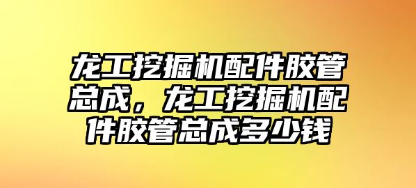 龍工挖掘機(jī)配件膠管總成，龍工挖掘機(jī)配件膠管總成多少錢