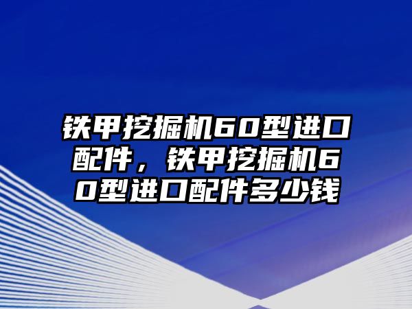 鐵甲挖掘機(jī)60型進(jìn)口配件，鐵甲挖掘機(jī)60型進(jìn)口配件多少錢