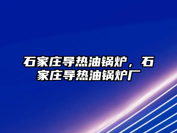 石家莊導(dǎo)熱油鍋爐，石家莊導(dǎo)熱油鍋爐廠