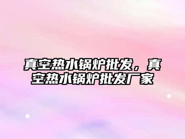 真空熱水鍋爐批發(fā)，真空熱水鍋爐批發(fā)廠家