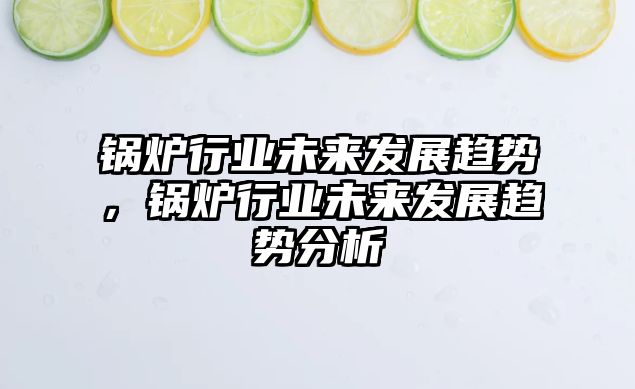 鍋爐行業(yè)未來發(fā)展趨勢，鍋爐行業(yè)未來發(fā)展趨勢分析