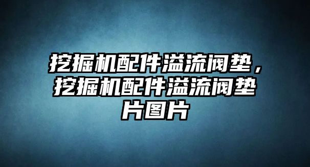 挖掘機配件溢流閥墊，挖掘機配件溢流閥墊片圖片