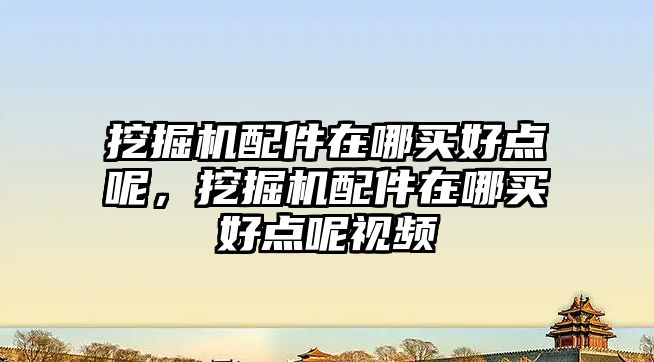 挖掘機(jī)配件在哪買好點呢，挖掘機(jī)配件在哪買好點呢視頻