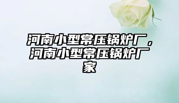 河南小型常壓鍋爐廠，河南小型常壓鍋爐廠家