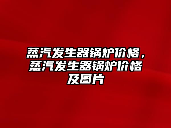 蒸汽發(fā)生器鍋爐價格，蒸汽發(fā)生器鍋爐價格及圖片