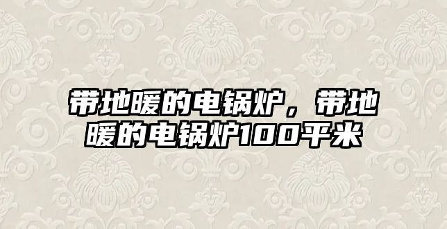 帶地暖的電鍋爐，帶地暖的電鍋爐100平米