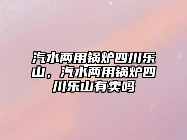 汽水兩用鍋爐四川樂山，汽水兩用鍋爐四川樂山有賣嗎