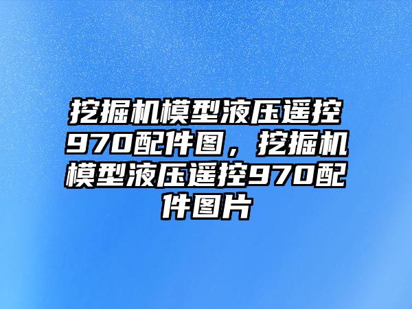挖掘機(jī)模型液壓遙控970配件圖，挖掘機(jī)模型液壓遙控970配件圖片