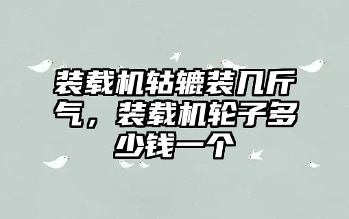 裝載機(jī)轱轆裝幾斤氣，裝載機(jī)輪子多少錢一個