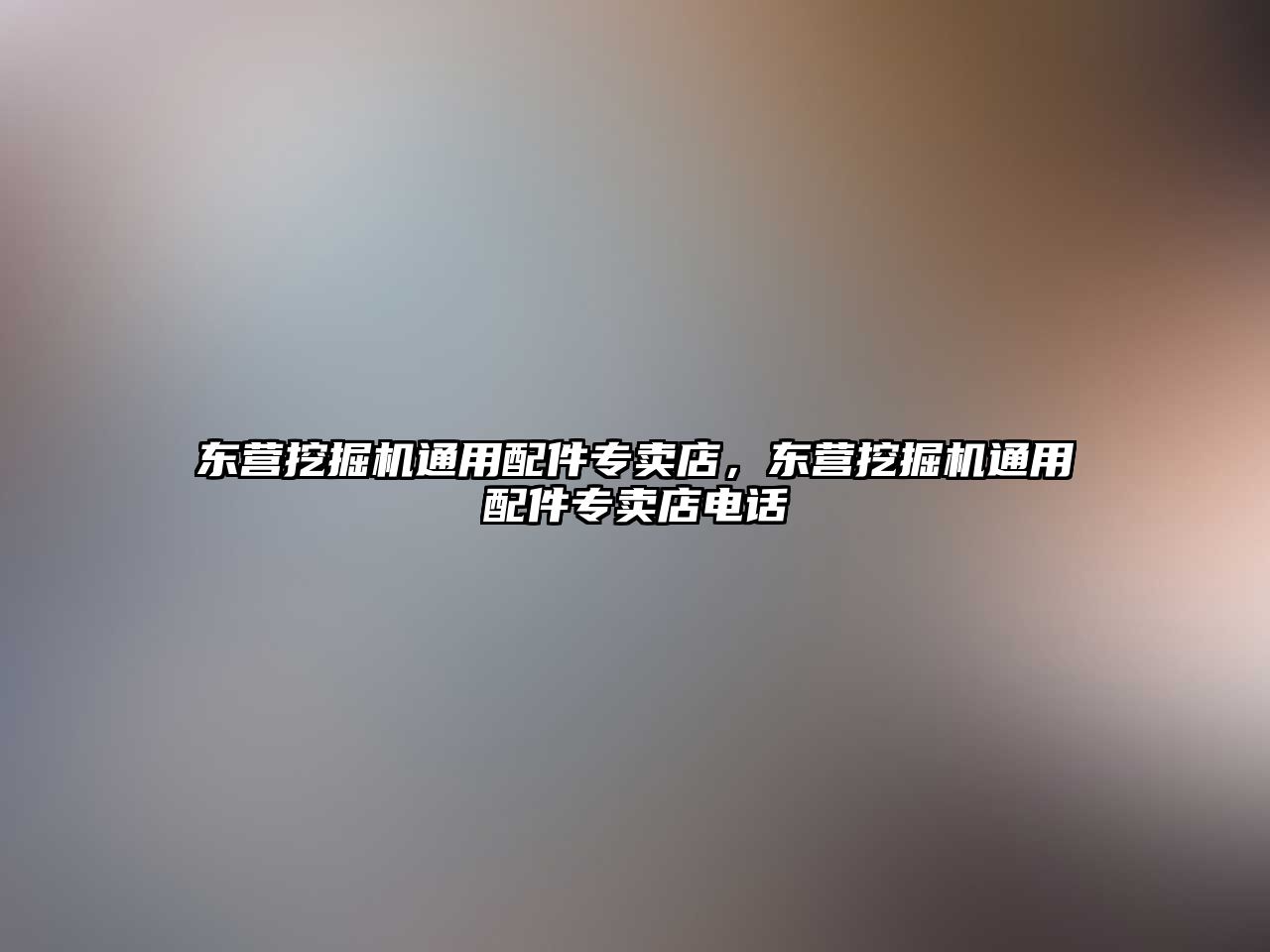東營挖掘機通用配件專賣店，東營挖掘機通用配件專賣店電話