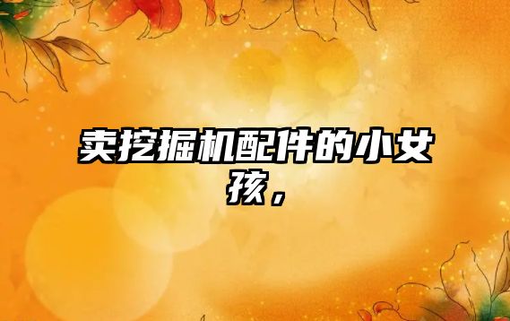 賣挖掘機(jī)配件的小女孩，