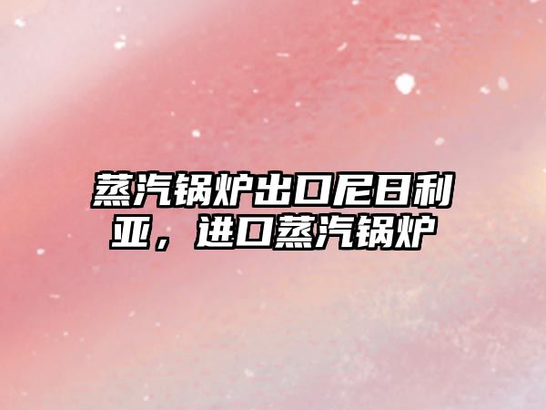 蒸汽鍋爐出口尼日利亞，進口蒸汽鍋爐