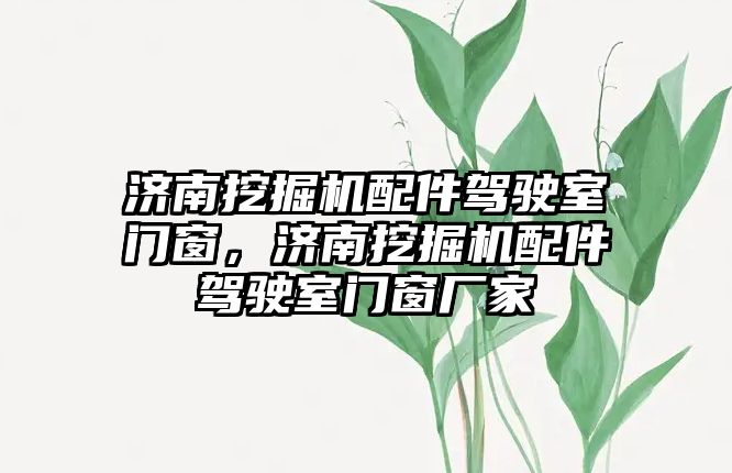 濟(jì)南挖掘機(jī)配件駕駛室門窗，濟(jì)南挖掘機(jī)配件駕駛室門窗廠家