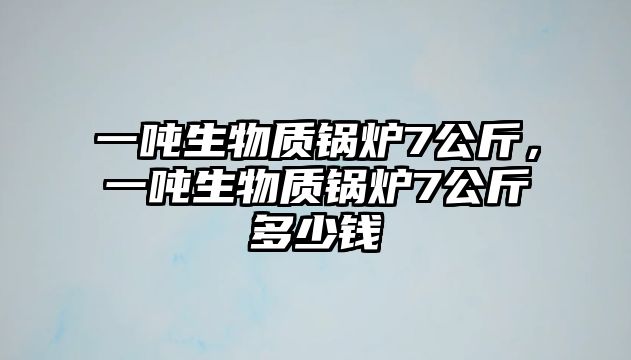 一噸生物質(zhì)鍋爐7公斤，一噸生物質(zhì)鍋爐7公斤多少錢(qián)