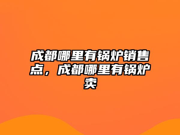 成都哪里有鍋爐銷售點，成都哪里有鍋爐賣