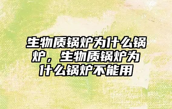 生物質(zhì)鍋爐為什么鍋爐，生物質(zhì)鍋爐為什么鍋爐不能用